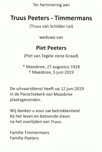 Truus Peeters Timmermans 2